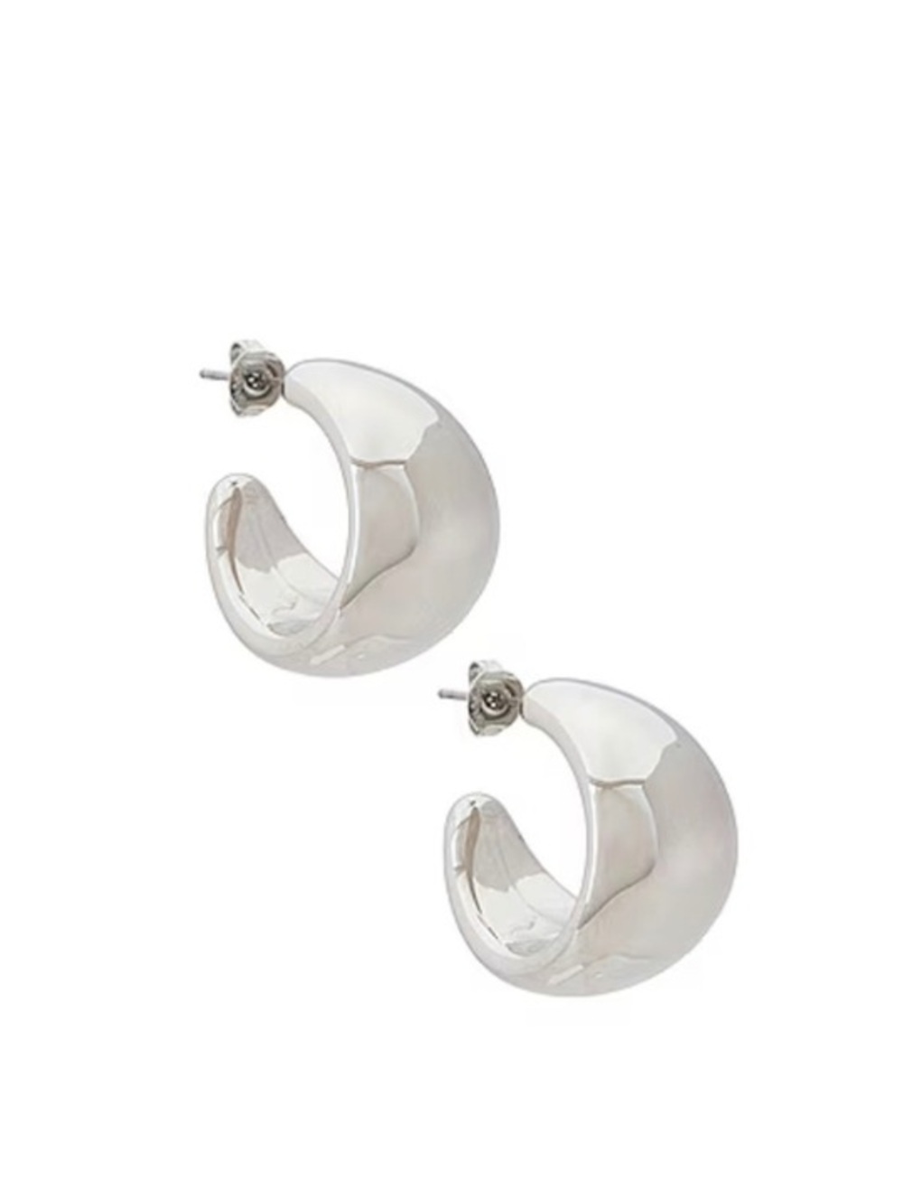 Shashi Kasumi hoop in silver $68